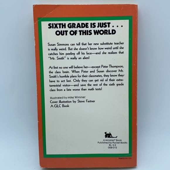 My Teacher is an Alien by Bruce Coville Young Readers Children’s Vintage 1989 - Picture 7 of 9